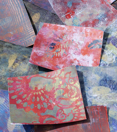 Playing with Gelli Plates - Strathmore Artist Papers