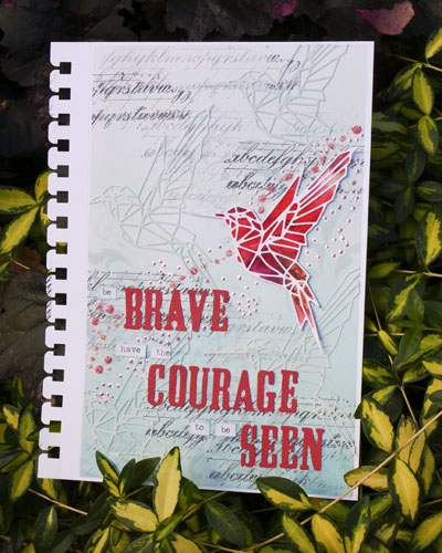 Art Journal Project: The Courage to Be Seen