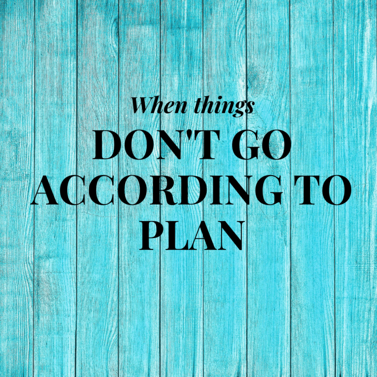 When Things Don’t Go According to Plan HopALong Studio