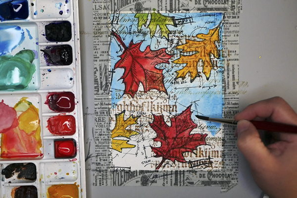 Fall Leaf Card Project