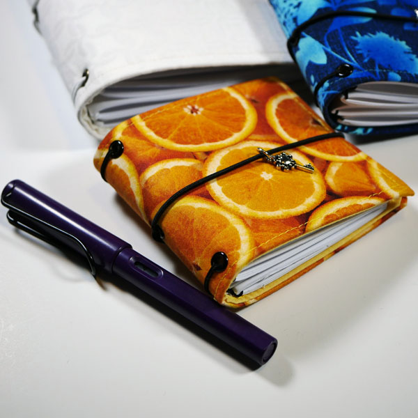 Different Sizes of Traveler's Journals Available through Hop-A-Long Studio