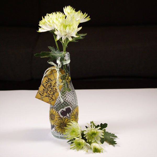 How to Create a Wine Bottle Vase Overall Project
