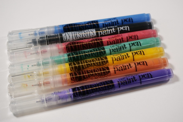 Funcils 5 Acrylic White Paint Pens - Fine & Jumbo Size Ink Pens