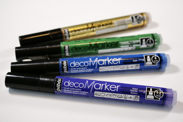 Pebeo Deco Marker Paint Pen Comparison