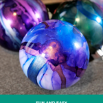 How to Make Alcohol Ink Christmas Ornaments