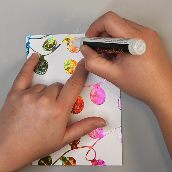 Fixing Deco Foil Uneven Foil Transfer with Deco Foil Adhesive Pen