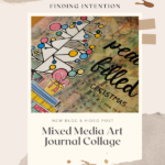 Mixed Media Art Journal Collage by Hop-A-Long Studio
