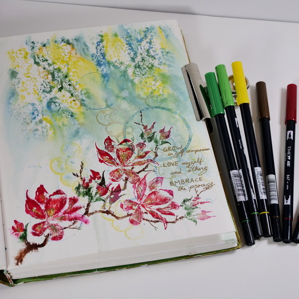 How to Get Comfortable with Your Watercolors - Hop-A-Long Studio