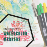 5 Creative Techniques with Watercolor Markers - Hop-A-Long Studio