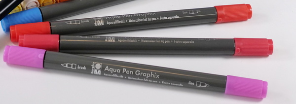 Marabu Aqua Pen Graphix Dual Brush Pens