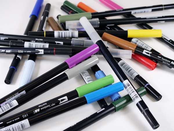 Markers & Felt Tip Pens: Great Pens From Japan & Beyond  Winsor and newton  watercolor, Pen and watercolor, Card art