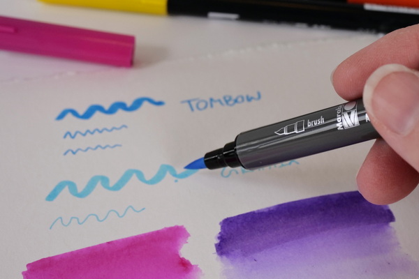 Watercolor Marker Dual Brush Pen
