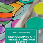 Neurographic Art Project Using Pan Pastels