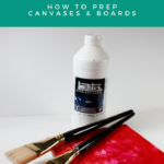 Canvas Preparation for the Art Curious - Hop-A-Long Studio