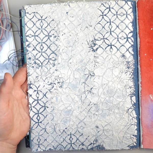 Creating Art Journal Textures with Gelli Prints - Hop-A-Long Studio