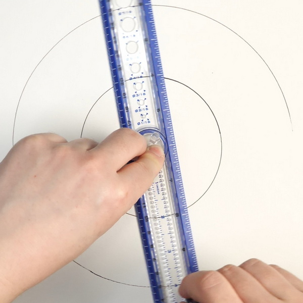 Circle Tool for Drawing Helix Circle Ruler
