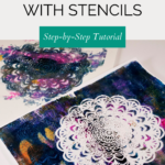 Gel Printing with Stencils How to Create Positive and Negative Images