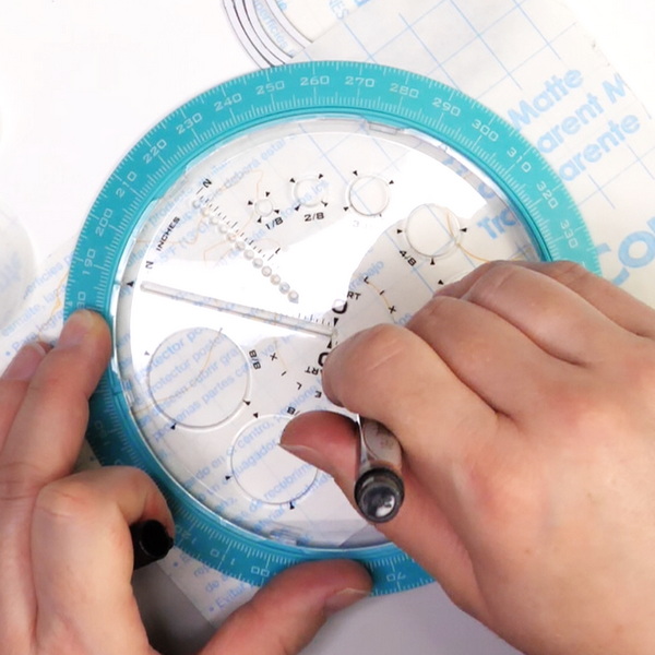 Using the Helix Circle Maker on Fabric 