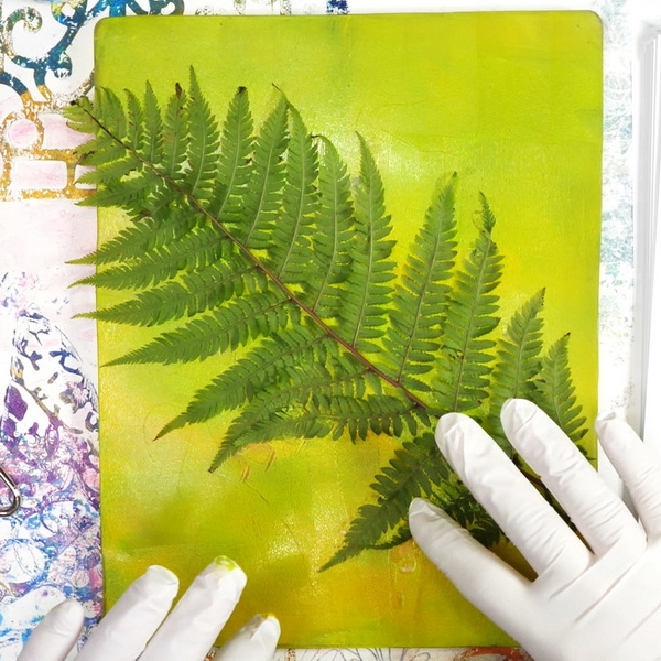 Adding Leaves to a Gel Plate
