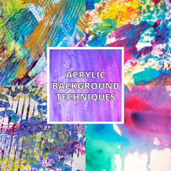 5 Acrylic Background Techniques for the Art Journal