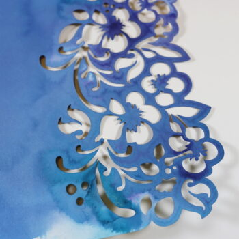 How to use Watercolors with Stencils - Hop-A-Long Studio