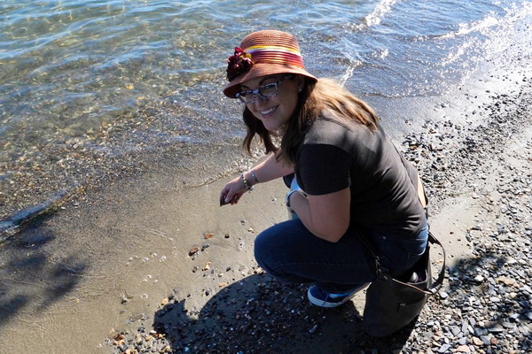 Nadine Milton at the Beach at Sorrento Center