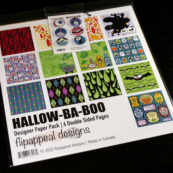 Flip Appeal Designs Hallow-Ba-Boo Designer Paper Pack