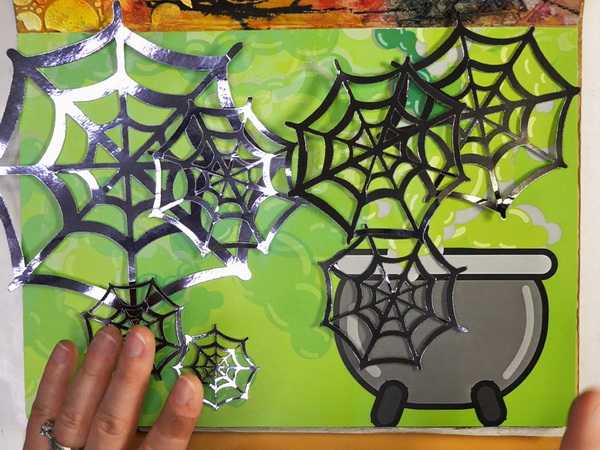 Cobweb Die Cuts Created with Sketch