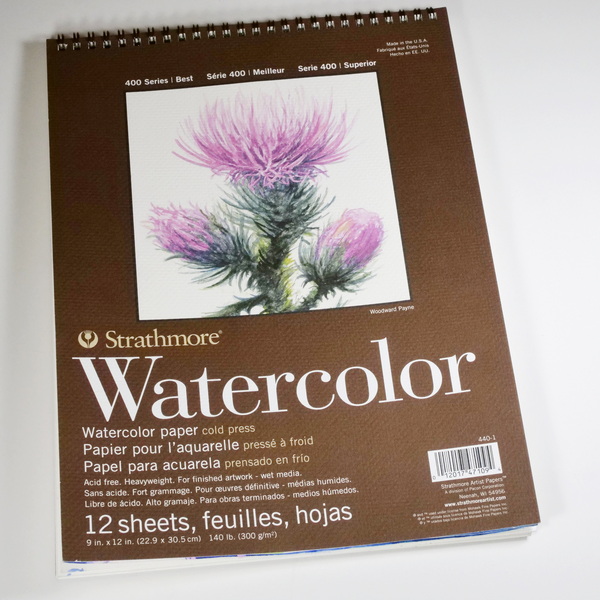 Choosing the Best Watercolor Paper for Student Artists Strathnmore 400 Series Watercolor Paper