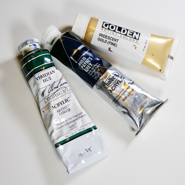 Choosing the Best Artists Gifts Professional Acrylic Paints by M. Graham & Co, Holbin Acrylic and Golden Artist Colors