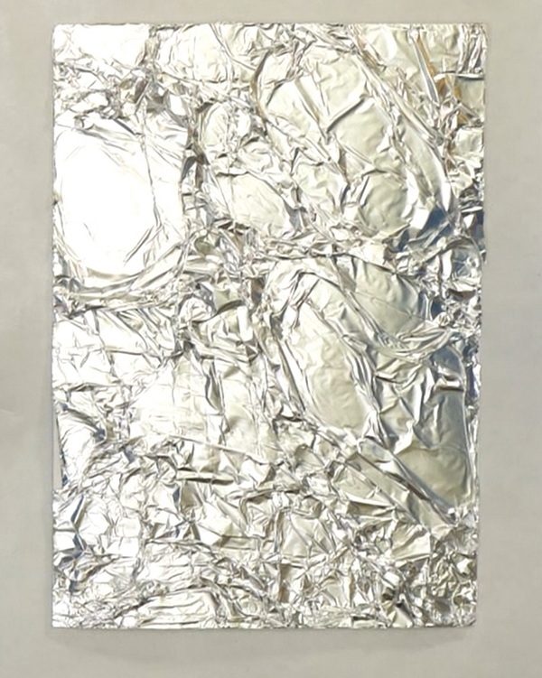 Textured Foil Background Using Aluminum Foil