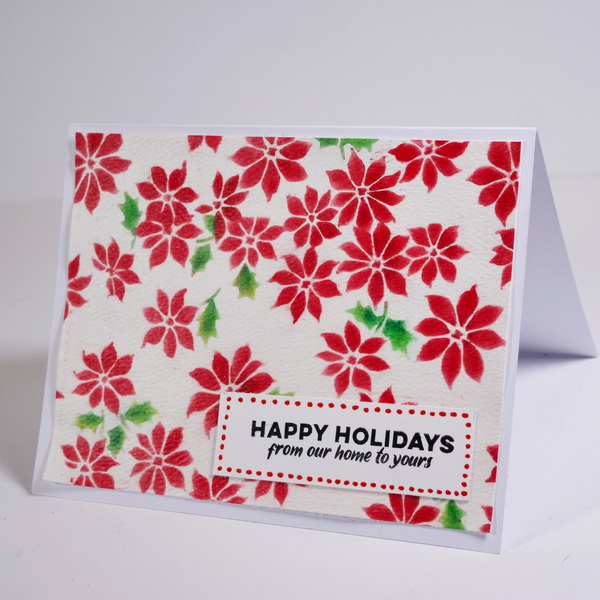 Beautiful Smudge Free Pan Pastel Christmas Cards