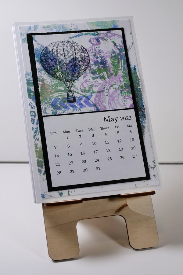 Gelli Printing Calendar Project