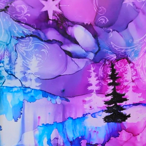 Tutorial: Creating an Alcohol Ink LANDSCAPE 