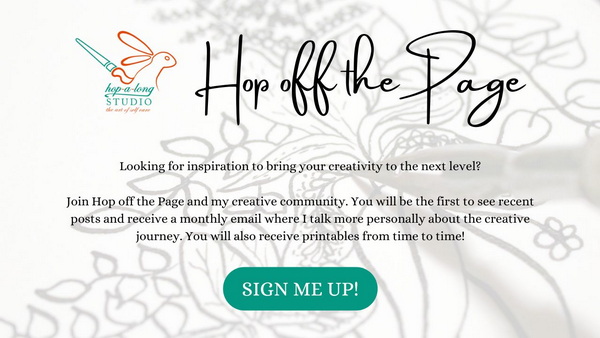 Looking for Inspiration? Join Hop off the Page from Hop-A-Long Studio!
