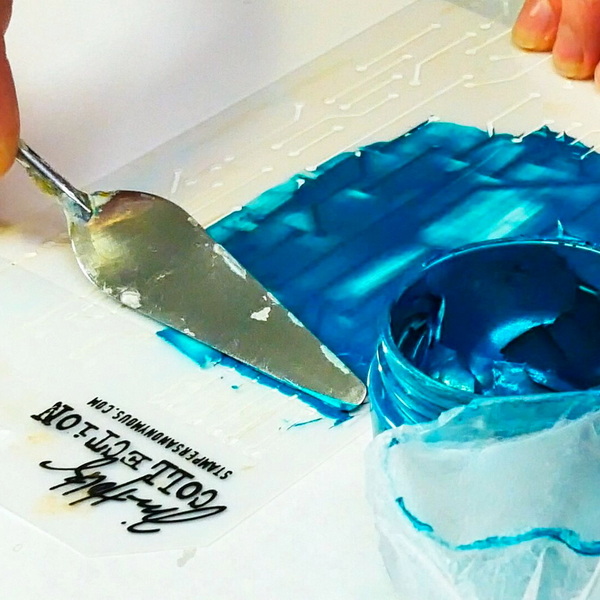 How to Get the Best Results with Acrylic Pastes and Stencils