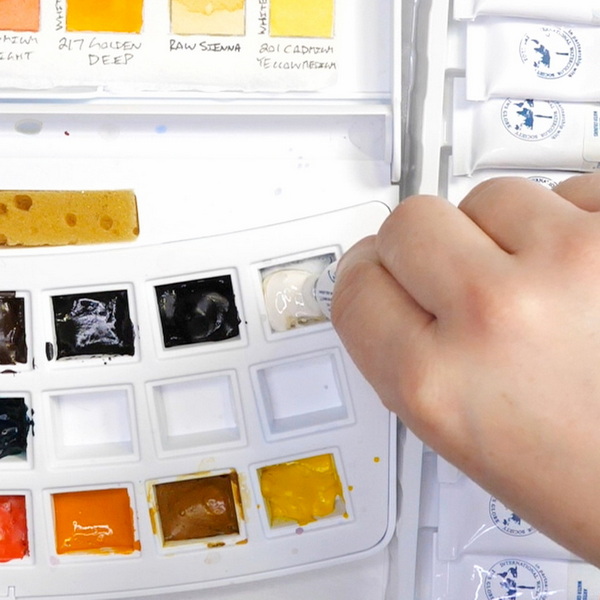 How to Use Tube Watercolors: Try Adding Them to a Palette