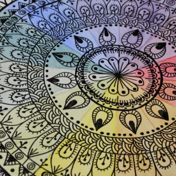How to Create a Colorful Mandala Using the Color Wheel
