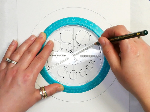 How to Create a Colorful Mandala Using the Color Wheel - Hop-A-Long Studio