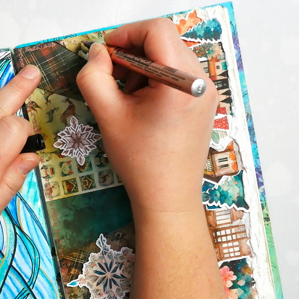 Adding Journaling to Holiday Collage