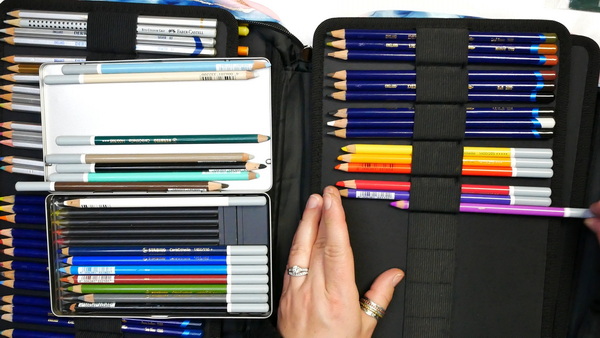 How to organize your favorite pencils in a large capacity pencil case