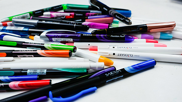 Zebra Pens Sarasa Porous Pens, Blen Gel Pens, Fountain Pens, Metallic Brush Pens, Click Art Pens