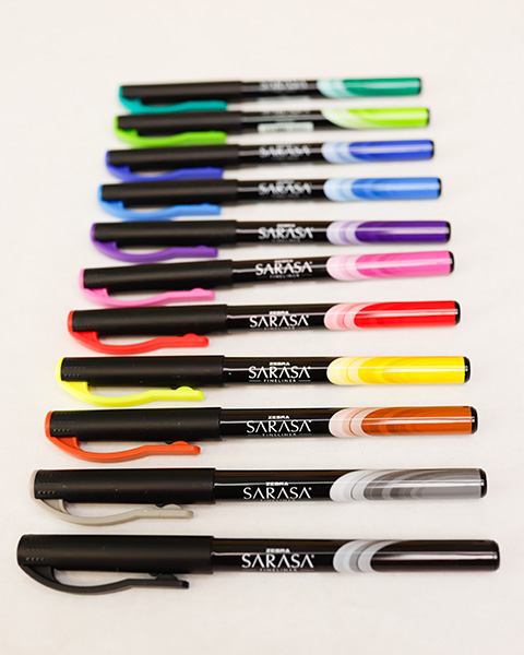 Zebra Sarasa Porous Pens Colors