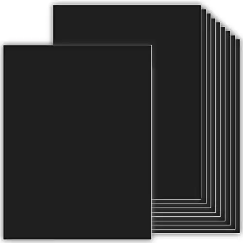 Heavyweight Black Cardstock, Thick Paper 100 Sheets ( 110 lb Cover = 200lb Text = 300 GSM) 8.5 x 11 inches for Arts and Craft, Drawing, DIY Projects