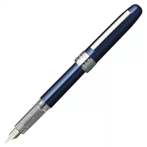 Platinum Fountain Pen, Plaisir Fine Nib, Blue (PGB-1000-#56-F)