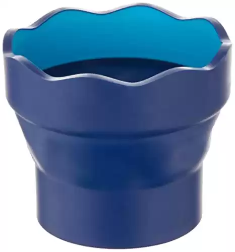 Faber Castell Plastic Click and Go Water Cup, Blue