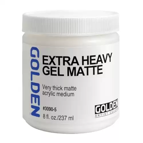 GOLDEN Extra Heavy Gel Matte 8 oz. Jar