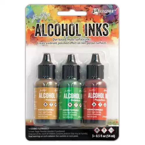 Ranger Adirondack Brights Alcohol Ink, 0.5-Ounce, Conservatory-Honey Comb/Botanical (TAK-B-40859)