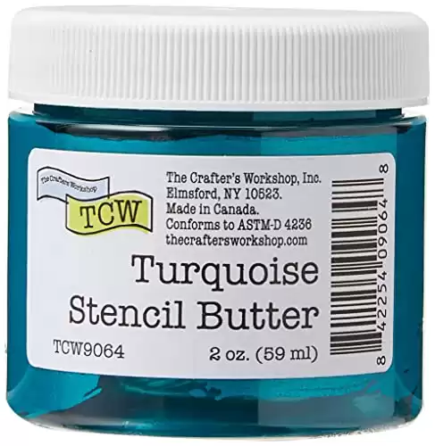 Crafters Workshop 2OZ Turquoise Stencil Butter