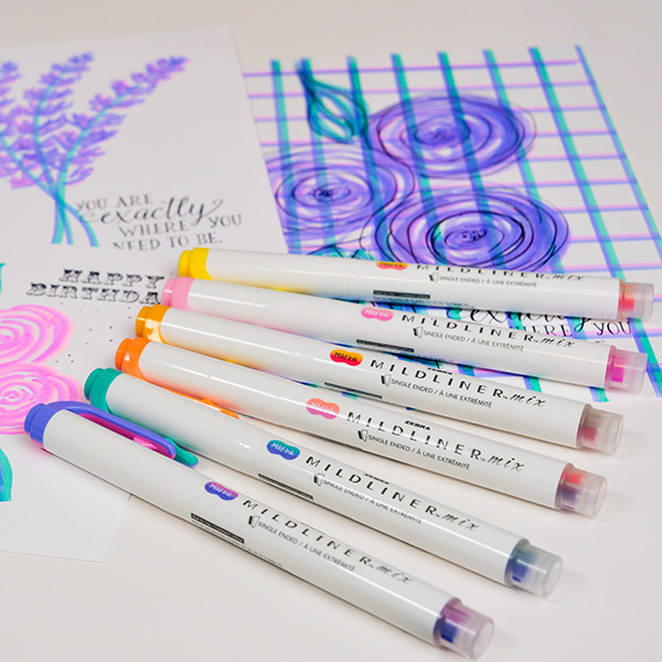 Zebra Mildliner Mix Pens